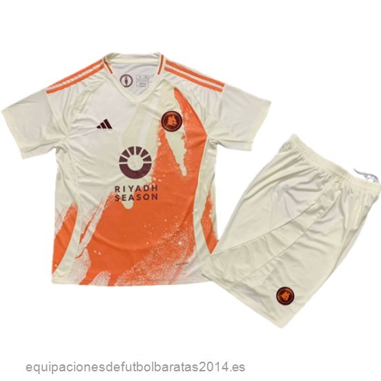 Nuevo 2ª Conjunto De Niños As Roma 24/25 Blanco Baratas
